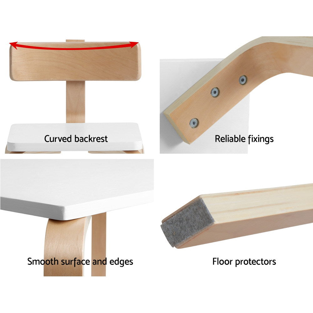 KEEZI 5PCE TABLE & CHAIRS SET