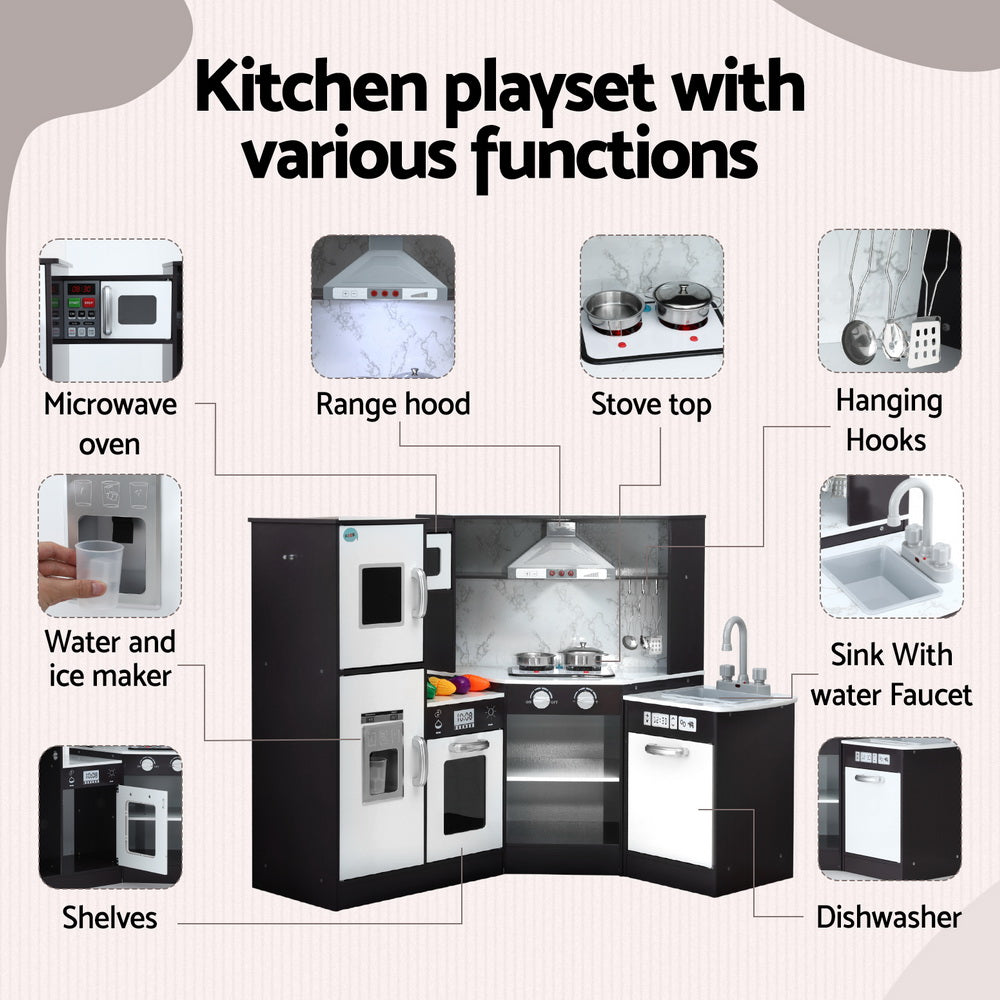 KEEZI KIDS KITCHEN CORNER PLAYSET