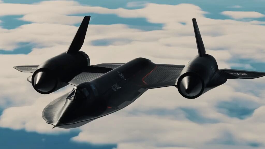 SR-71 Blackbird Reconnaissance Aircraft Building Blocks Set