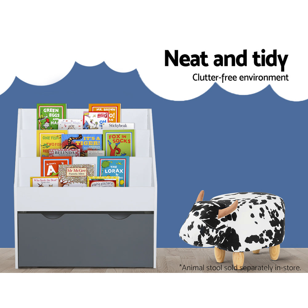 KEEZI KIDS BOOK DISPLAY STORAGE UNIT