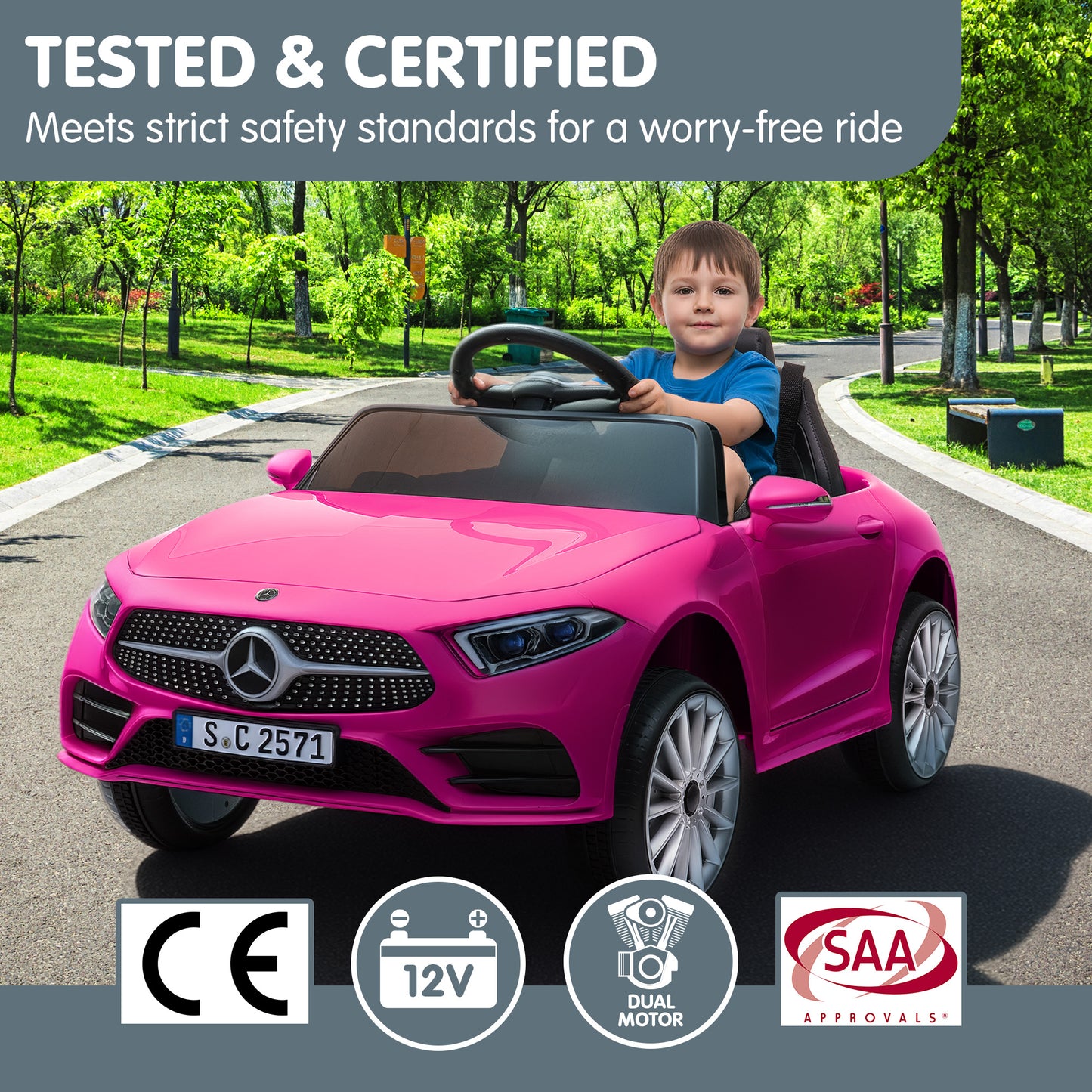 KAHUNA LICENSED MERCEDES BENZ CLS 350 RIDE ON CAR