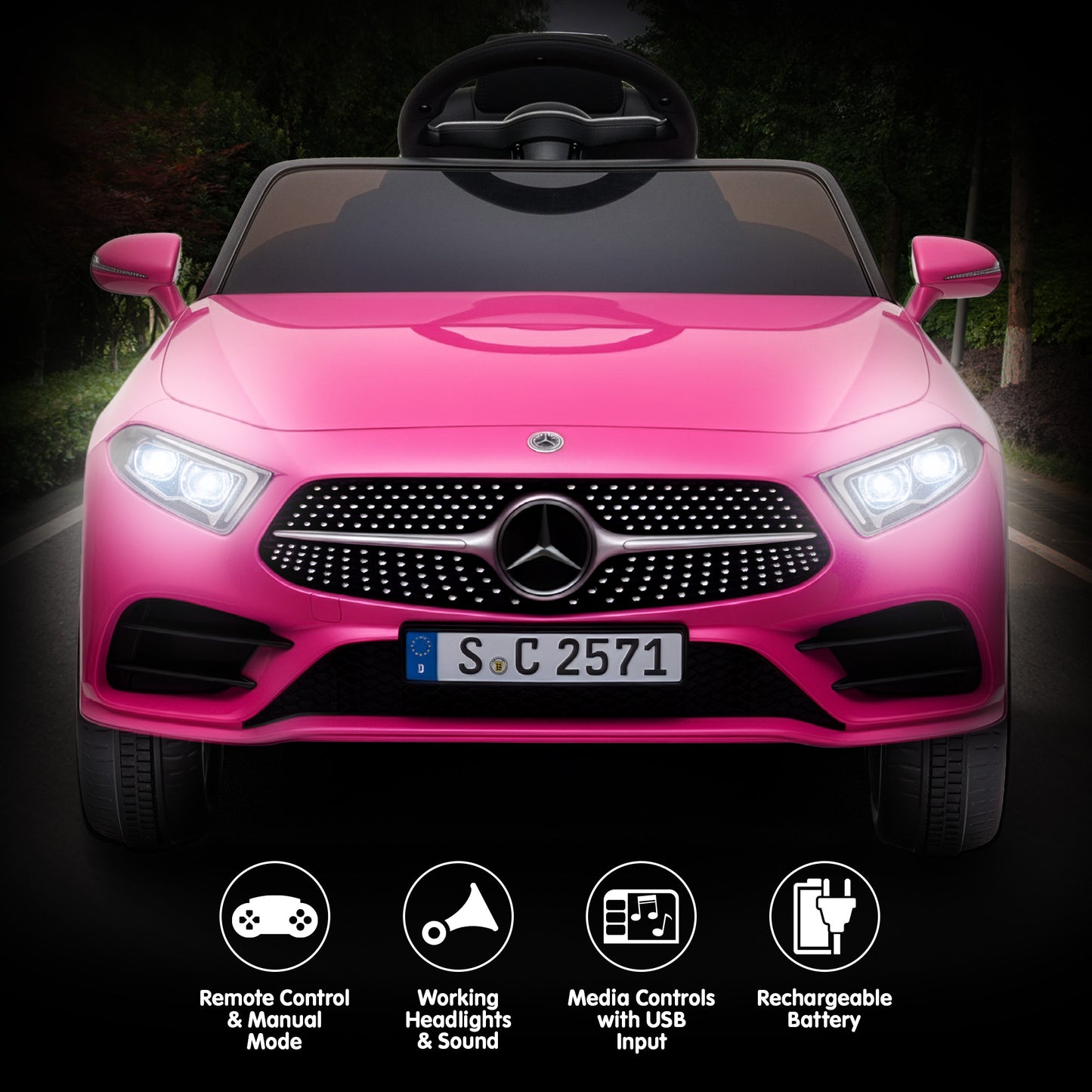 KAHUNA LICENSED MERCEDES BENZ CLS 350 RIDE ON CAR